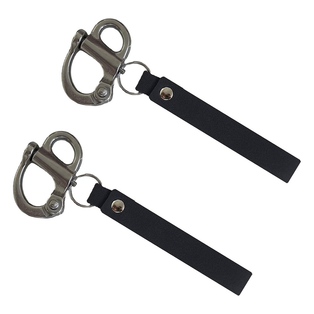 2pack   Release Shackle with Leather Handle for Firefighter, 316 Stainless4717