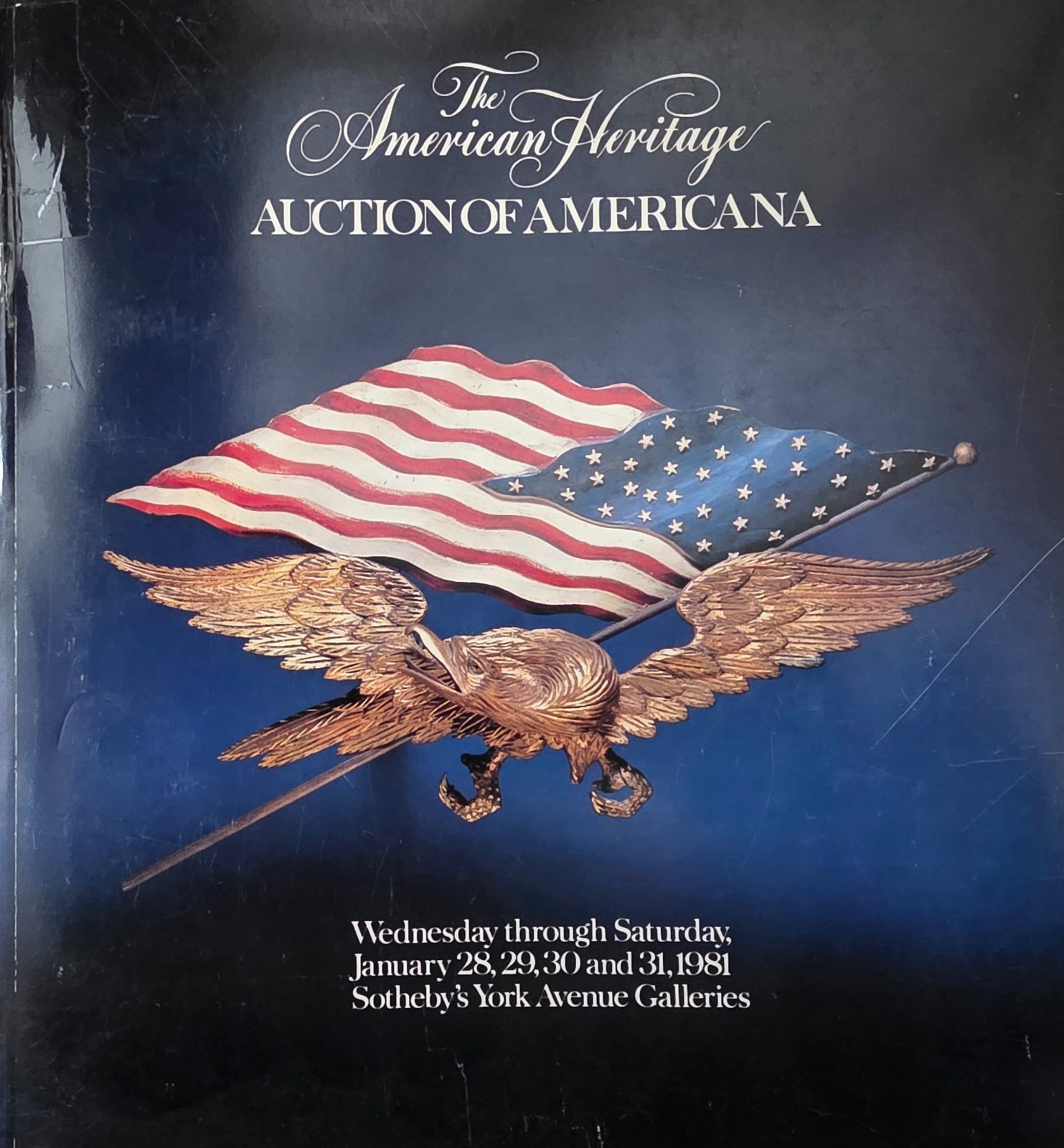 Sotheby's The American Heritage / Fine Americana Auction Catalog January 1981
