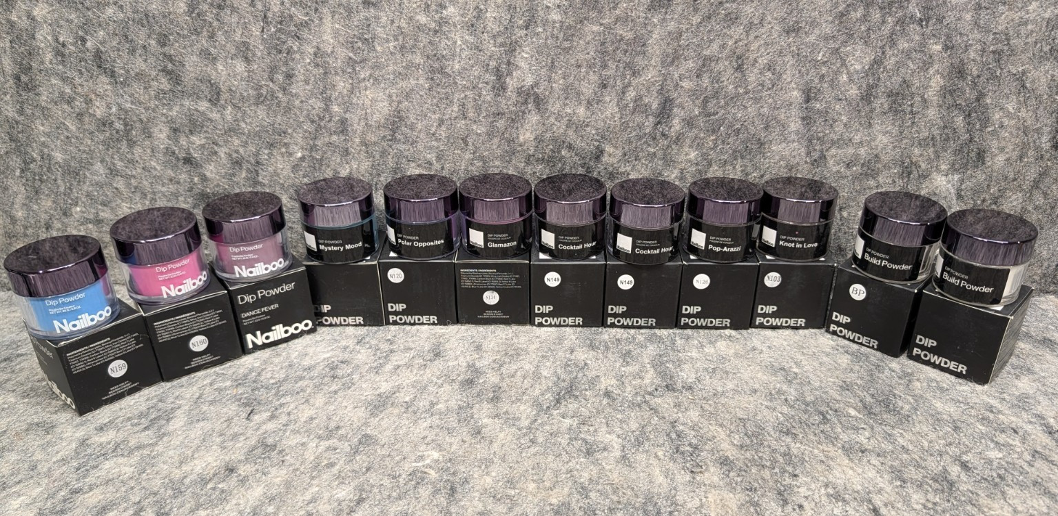 12 x Nailboo Dip Powder 22g / 0.8 oz - Multiuple Colors 🔥New/Sealed🔥