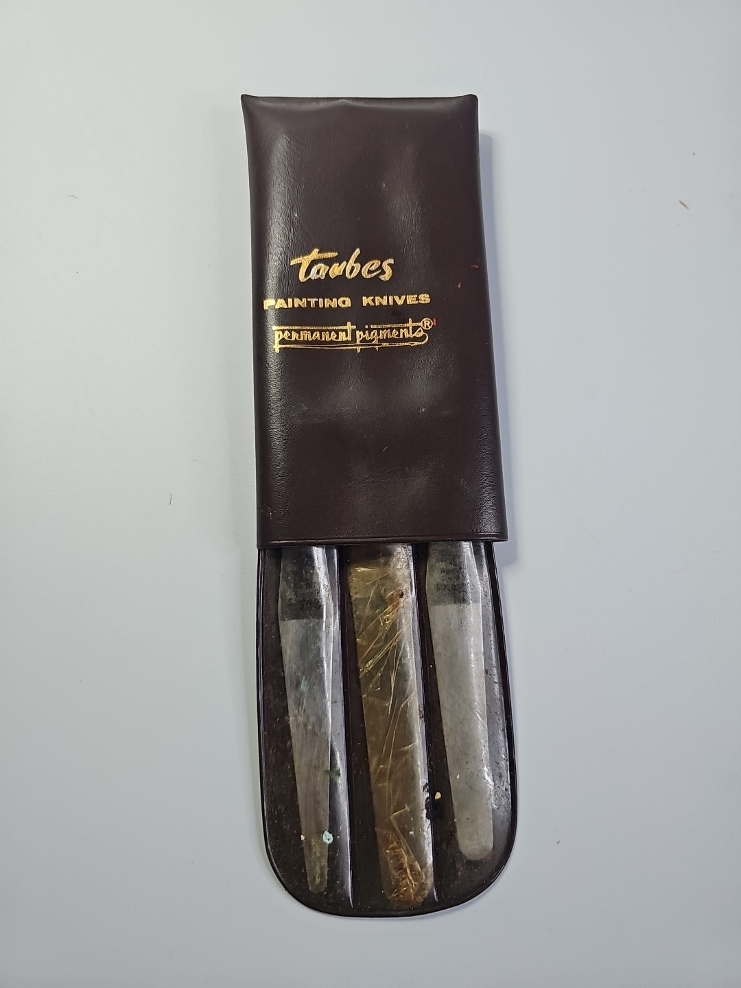 Vintage Permanent Pigments Set Of 3 Palette Paint Knives From Japan 