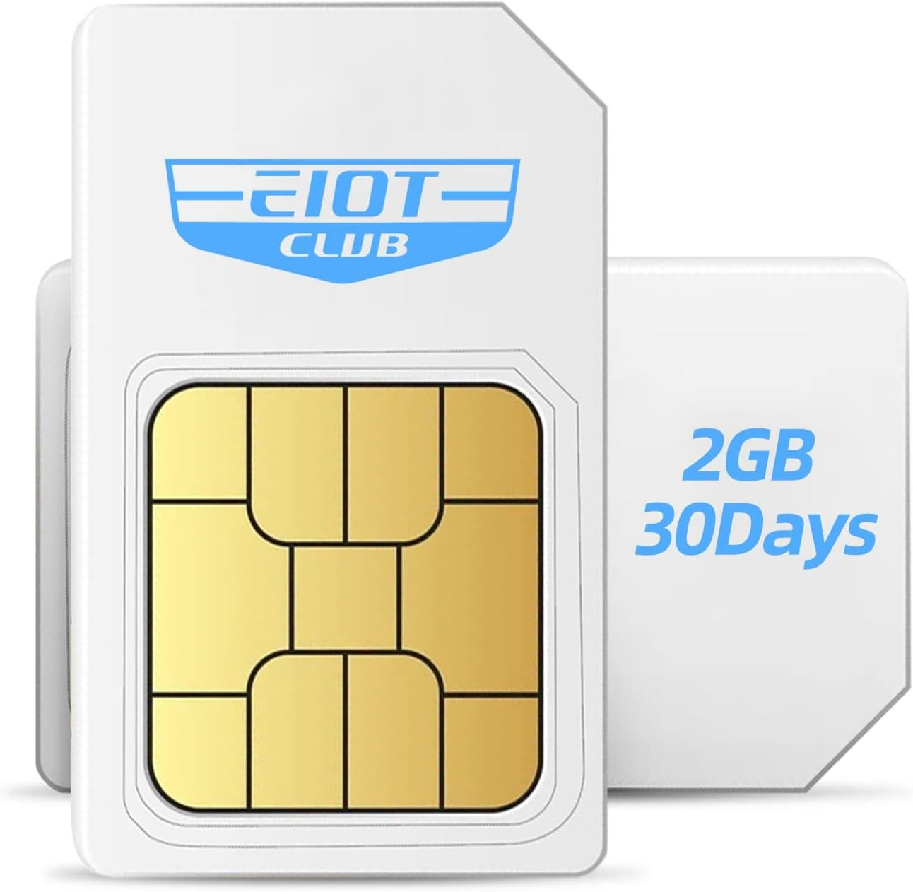 Prepaid SIM Card | 2GB 30-Day 4G LTE - USA Compatible with Nationwide
