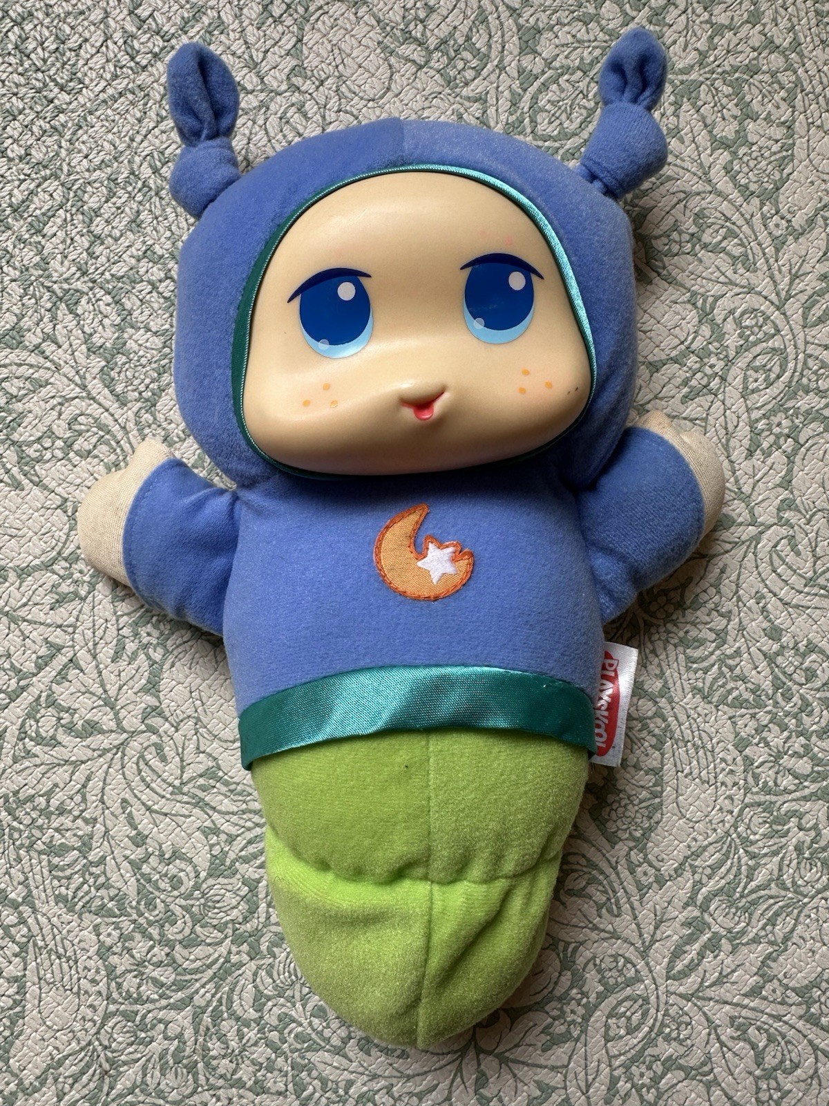 Vintage Hasbro Playskool Gloworm Musical Light Up Toy Working