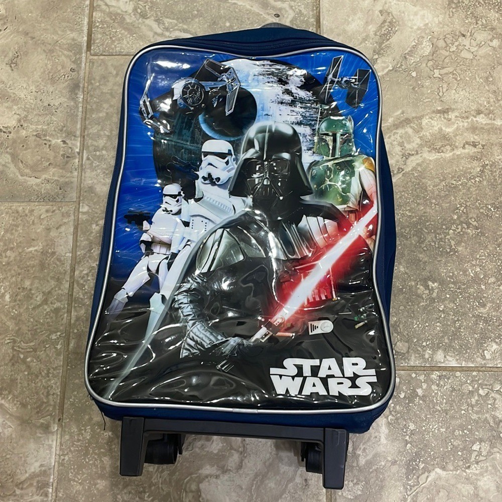 Darth Vader Star Wars 18" Case Rolling Carry-On Bag Travel Luggage
