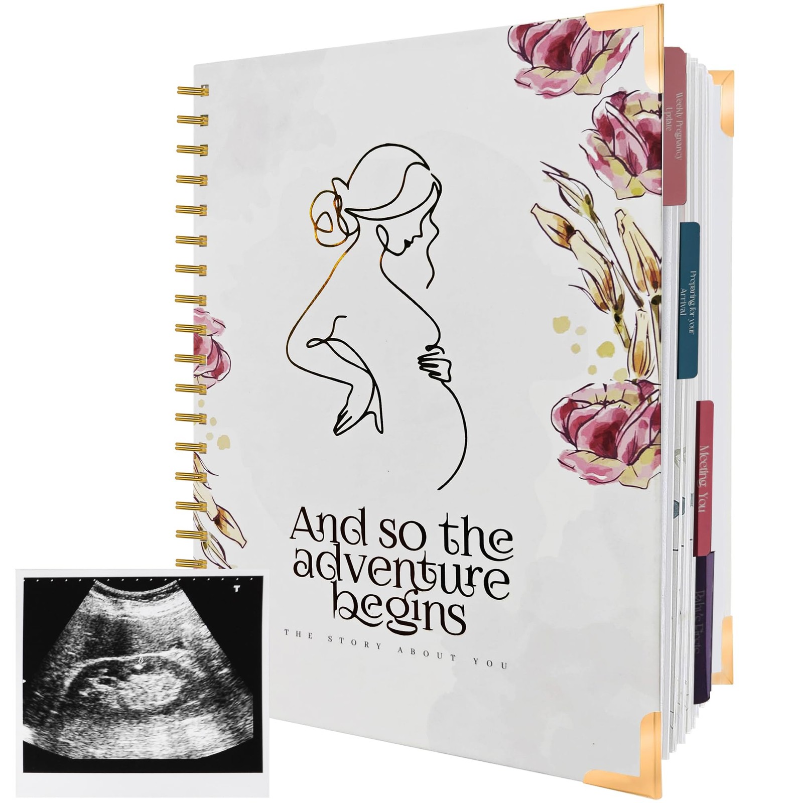 Baby Memory Book for Gender Neutral, Timeless First 3 Years Baby Book, Pregna...