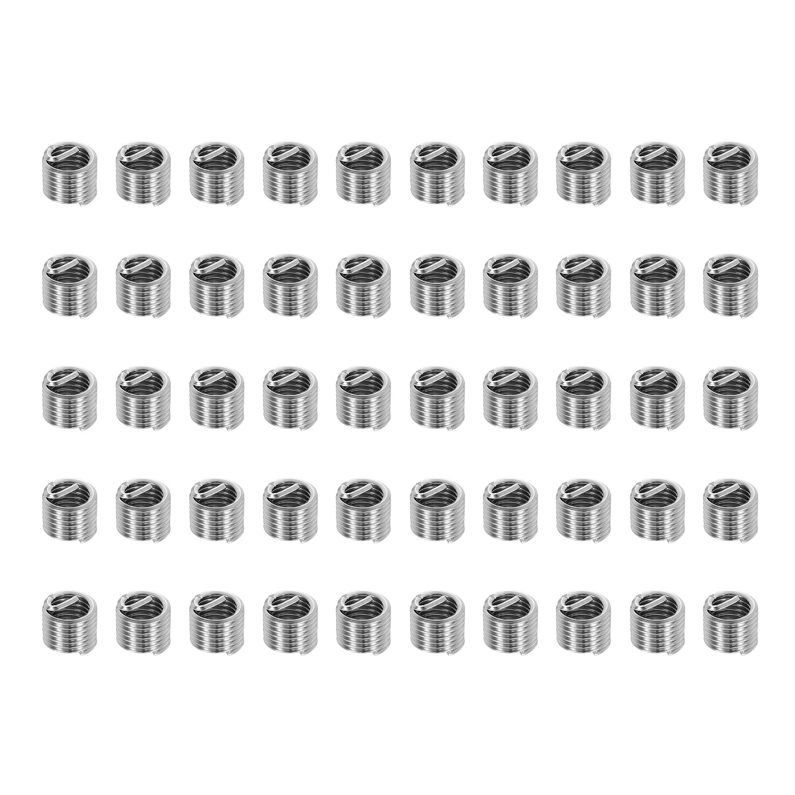 50pcs Wire Thread Inserts M6x1 Metric 1.5D 9mm Helical Threaded Sleeve