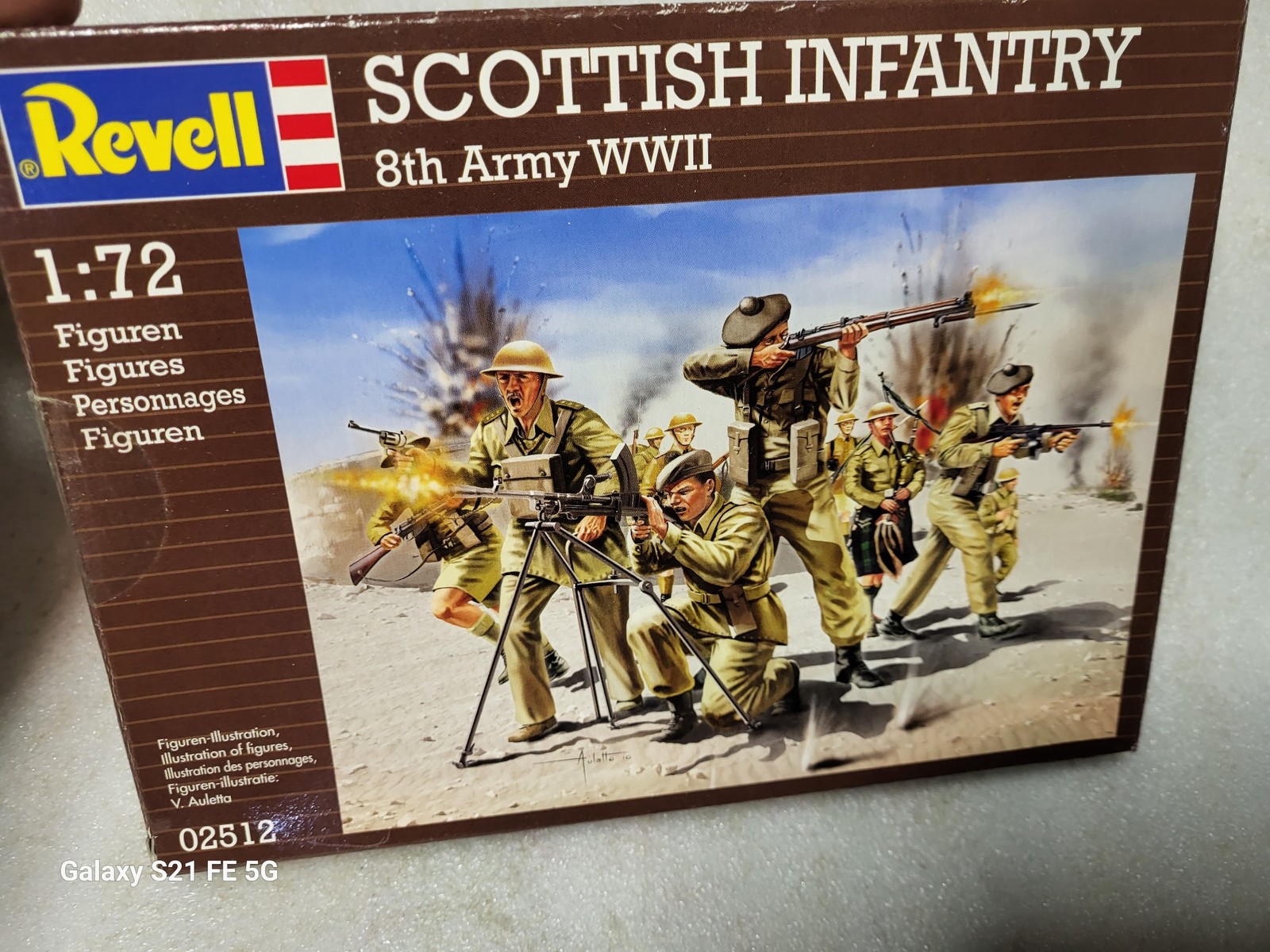 Revell WW II Scottish Infantry 8th Army Soldier Figures 1/72 Scale #2512