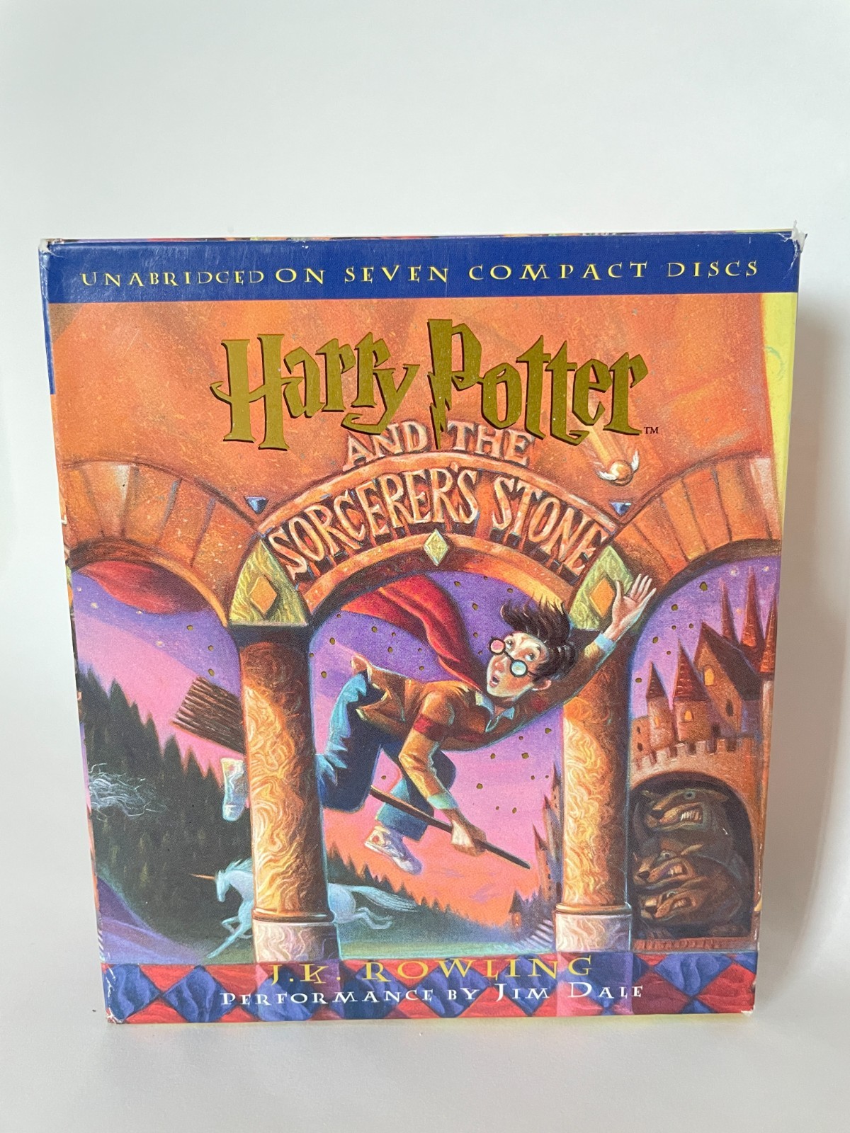 Harry Potter and the Sorcerer's Stone Audio Book 1999 Unabridged 7 CDs Jim Dale