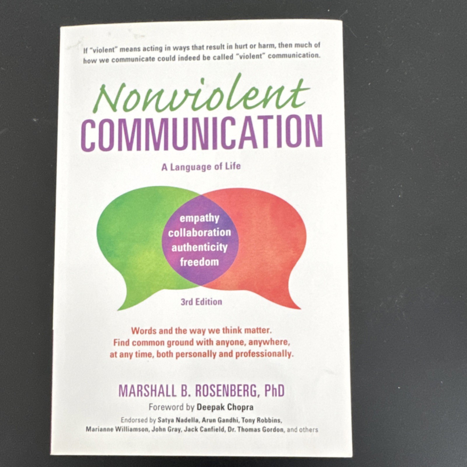 Nonviolent Communication: A Language of Life 3rd Ed, Rosenberg, Paperback