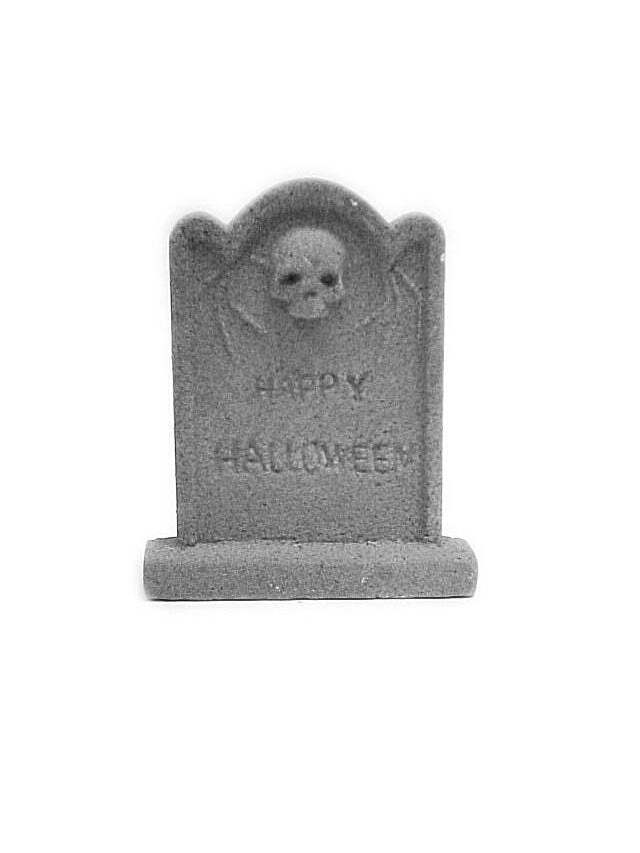Mini Skull Halloween Tombstone
