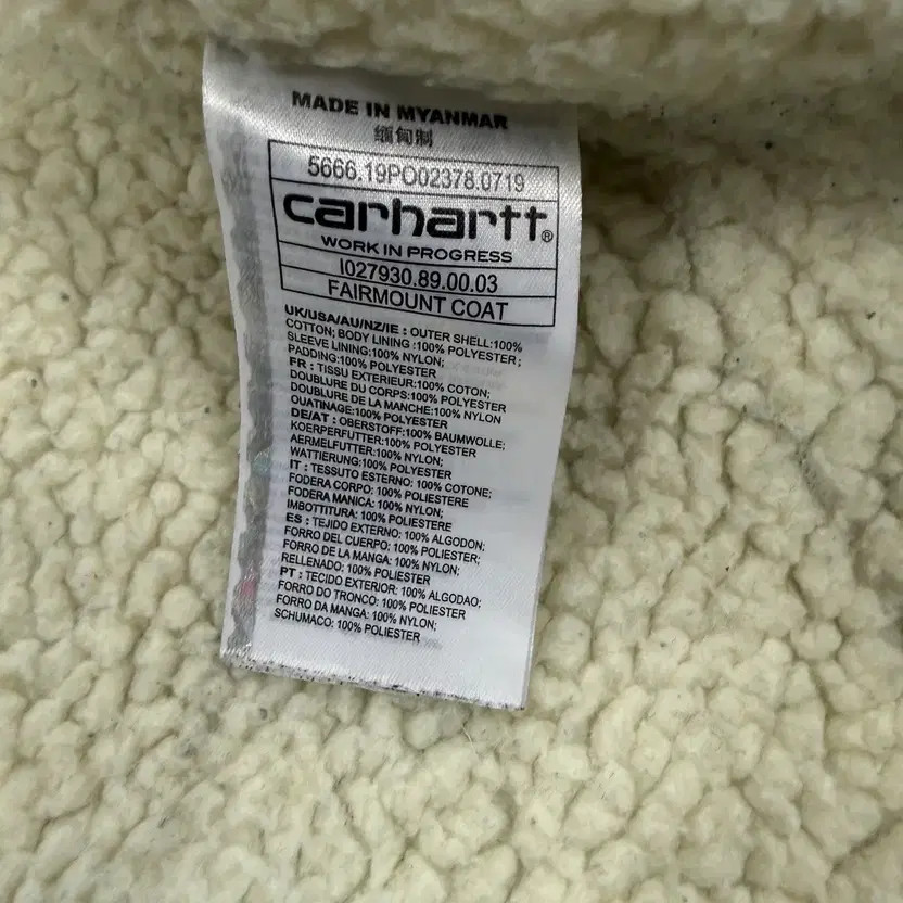 Carhartt WIP Fairmount Work Jacket Black Size S