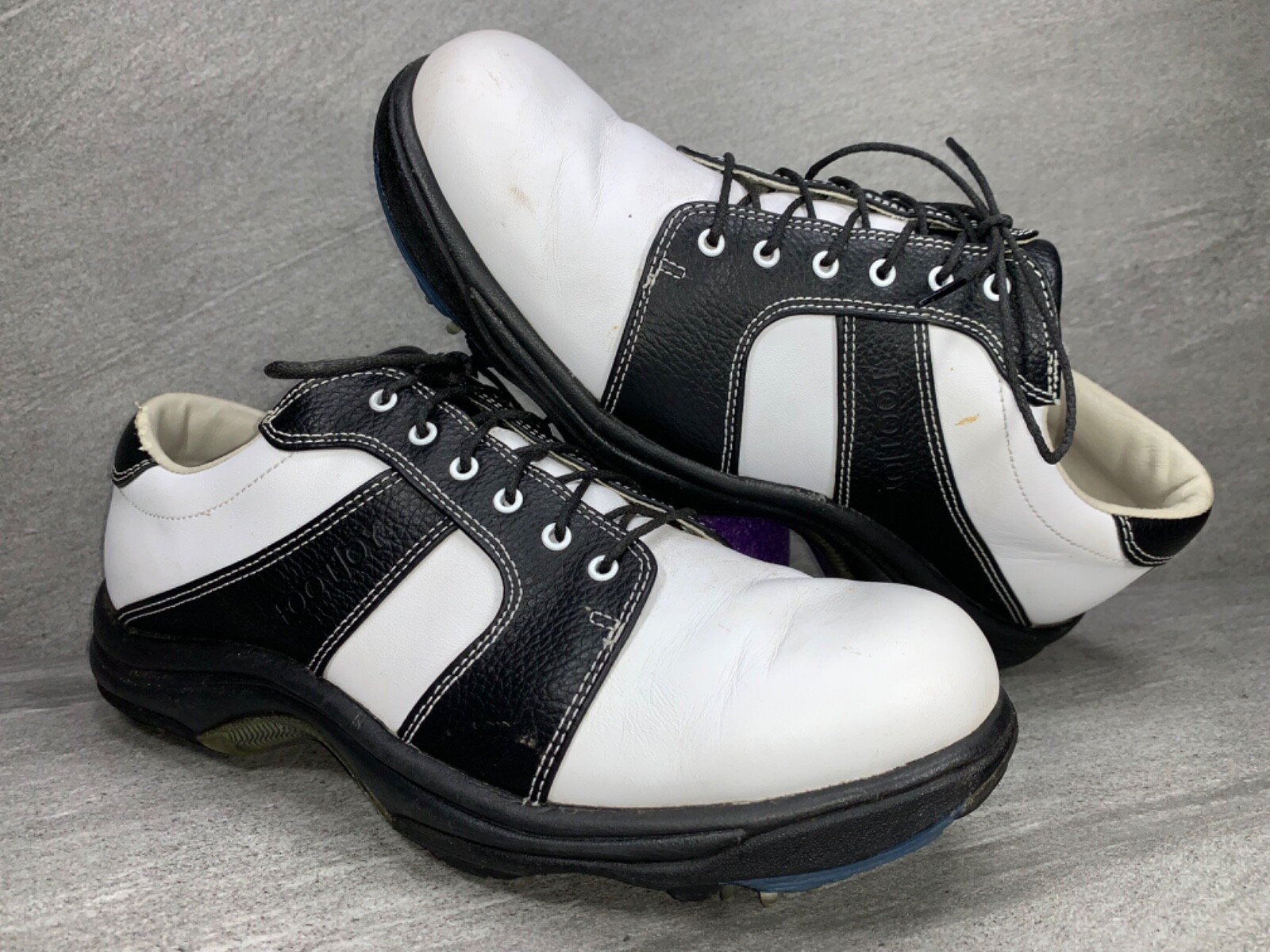 Footjoy Contour Series Women's Golf Shoes Size 8.5 M White Black 94102