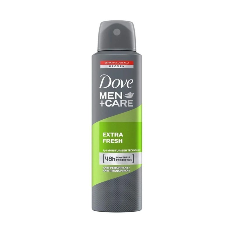 2x Dove Men Care Extra Fresh Spray Anti-Transpirant Deodorant 200ml Lot