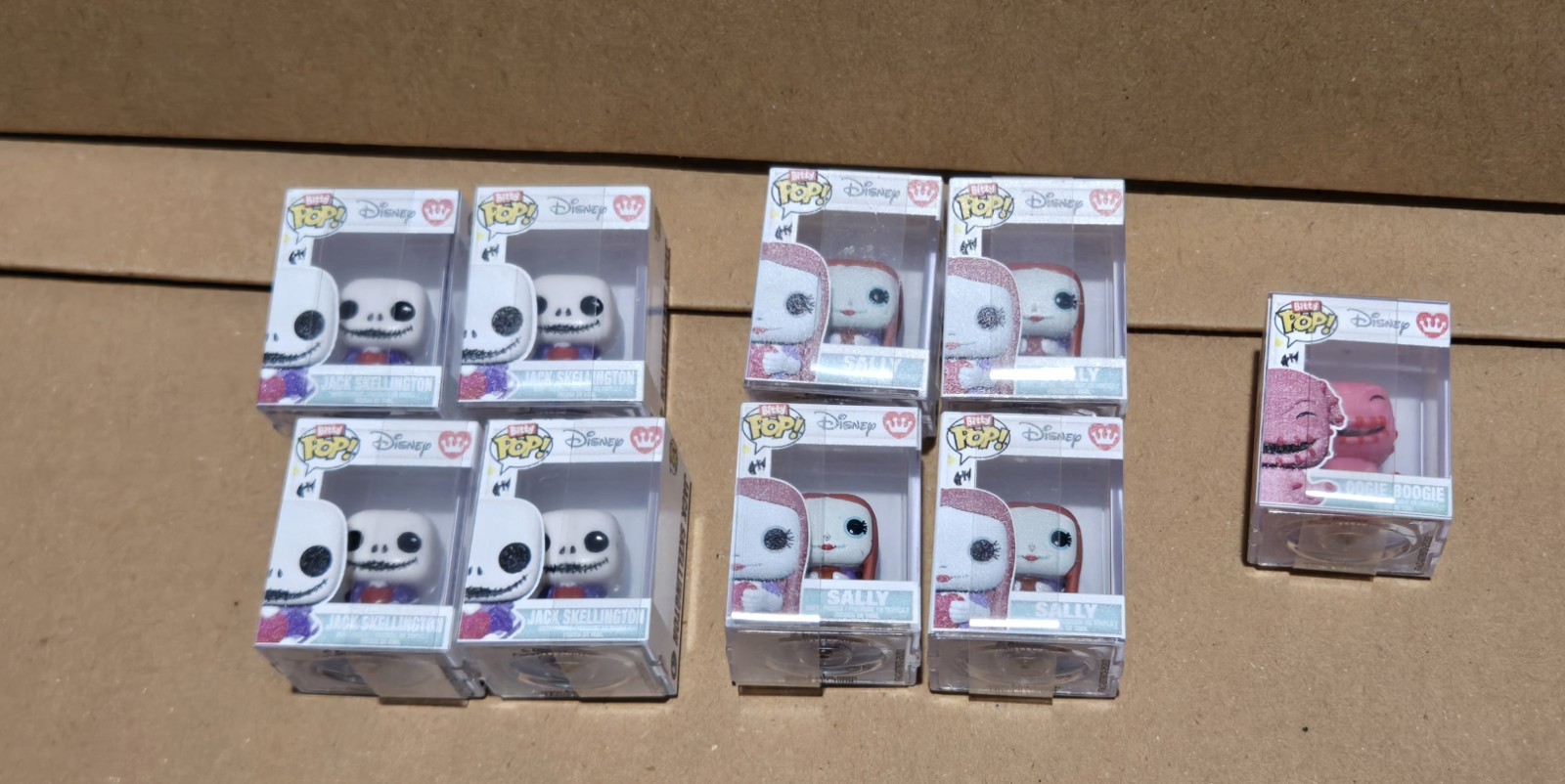 Bitty Funko Nightmare Before Christmas Valentines - LOT OF 9
