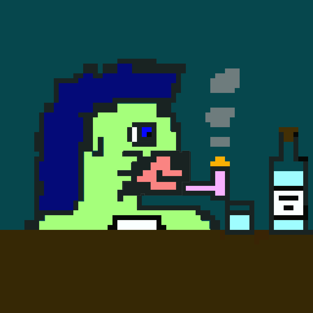 CRYPTO LYIN' PUNKS DIGITAL NFT ART 1 OF 1  COLLECTION FREE SHIPPING!