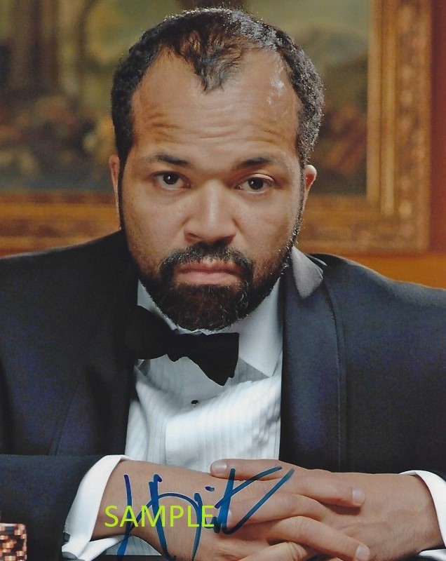 JEFFREY WRIGHT REPRINT 8X10 PHOTO AUTOGRAPHED SIGNED CHRISTMAS MAN CAVE GIFT