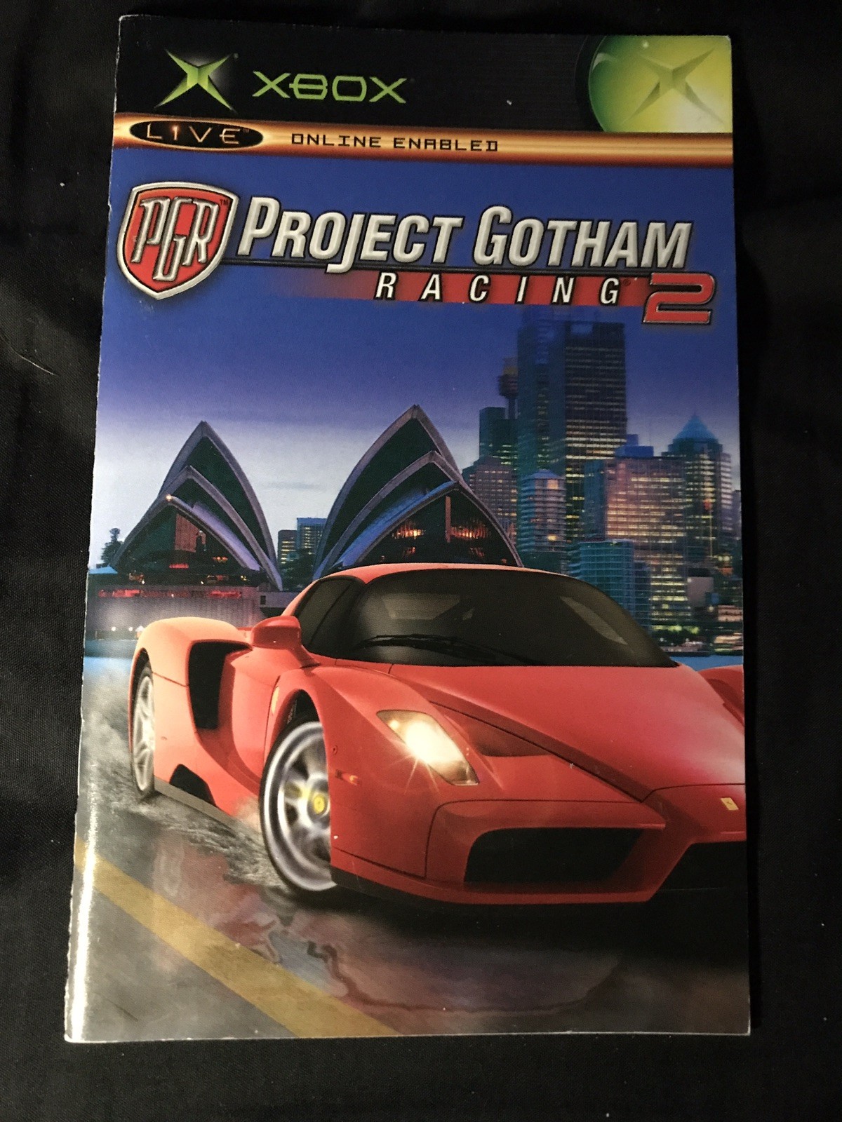 Project Gotham Racing 2 (Microsoft Xbox, 2003) Original MANUAL ONLY (No Game)