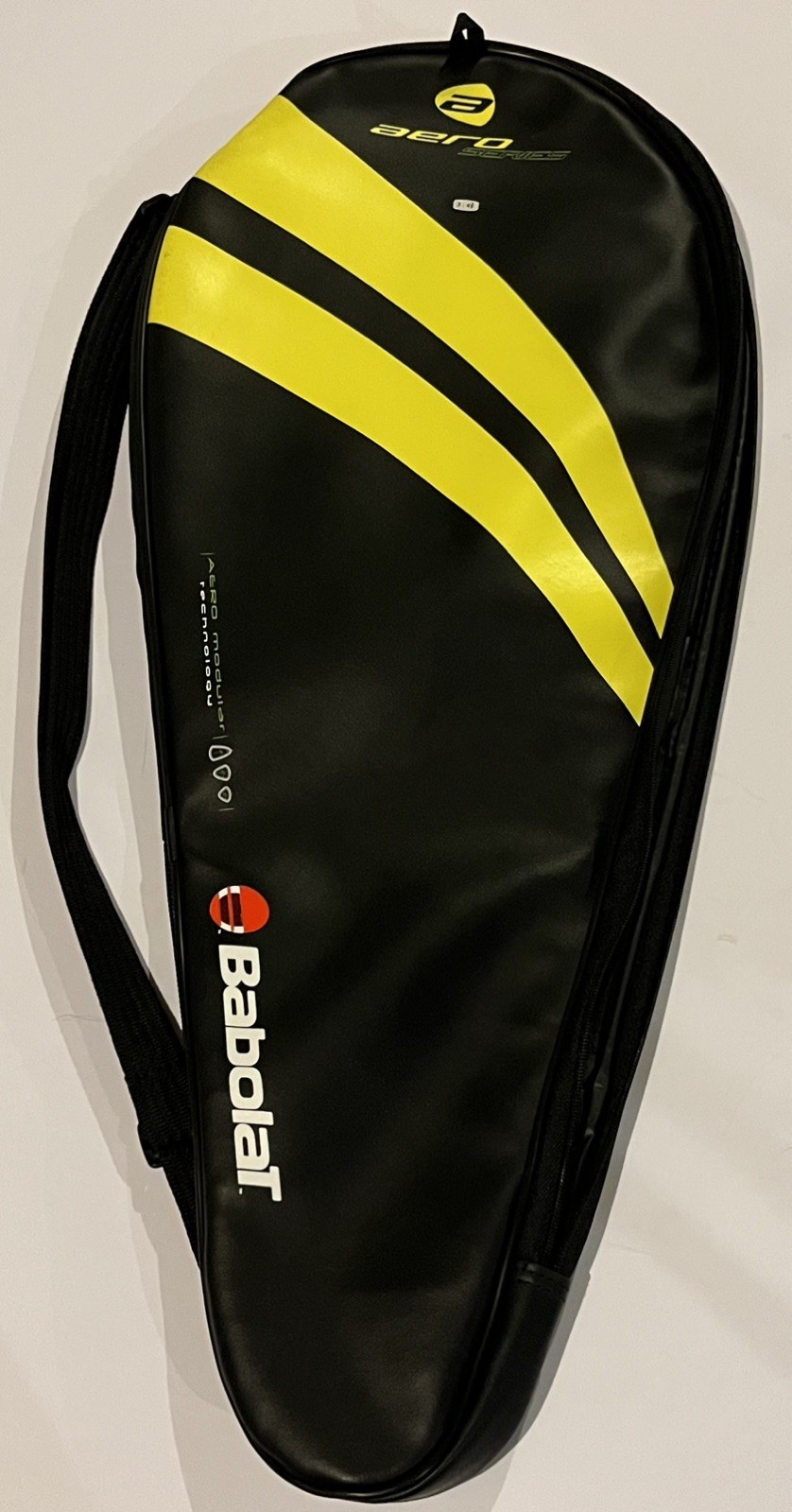 Tennis Babolat Aero Series Soft Tennis Racquet Bag Black, Yellow Very Good Cond.