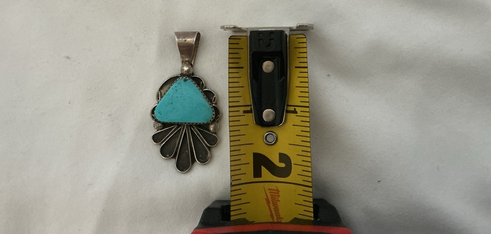 Sterling Silver Turquoise Pendent 