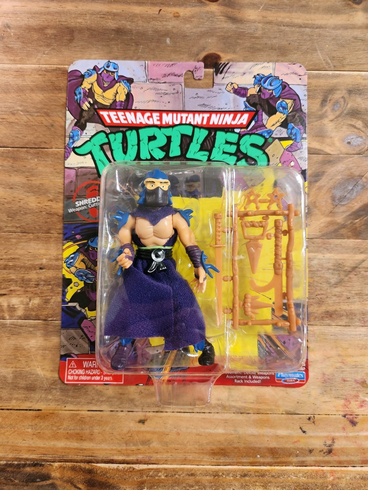 Teenage Mutant Ninja Turtles SHREDDER Classic Retro 4" Figure New 2022 Playmates