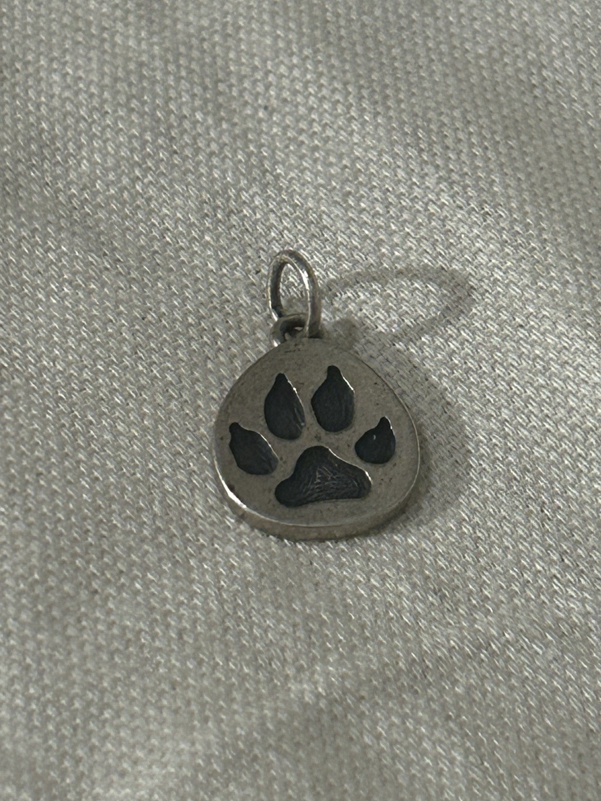 James Avery Paw Print Charm Sterling Silver 925