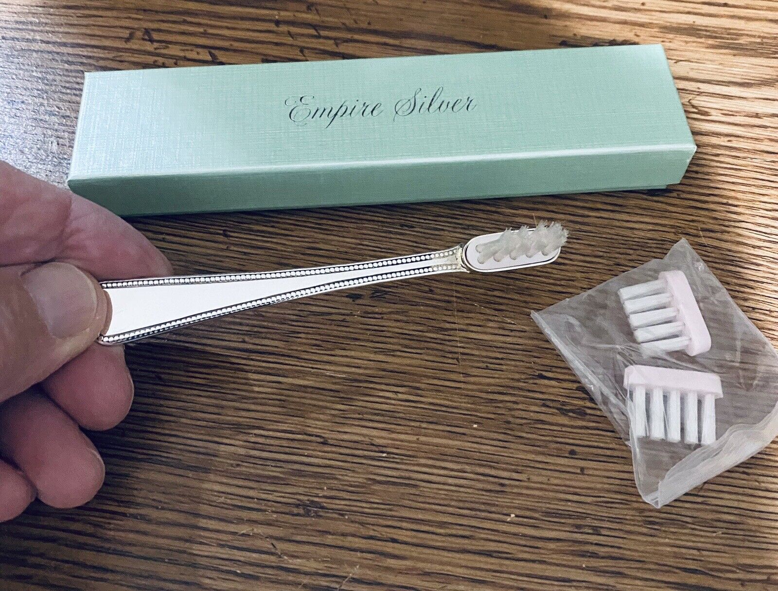 baby toothbrush pink sterling