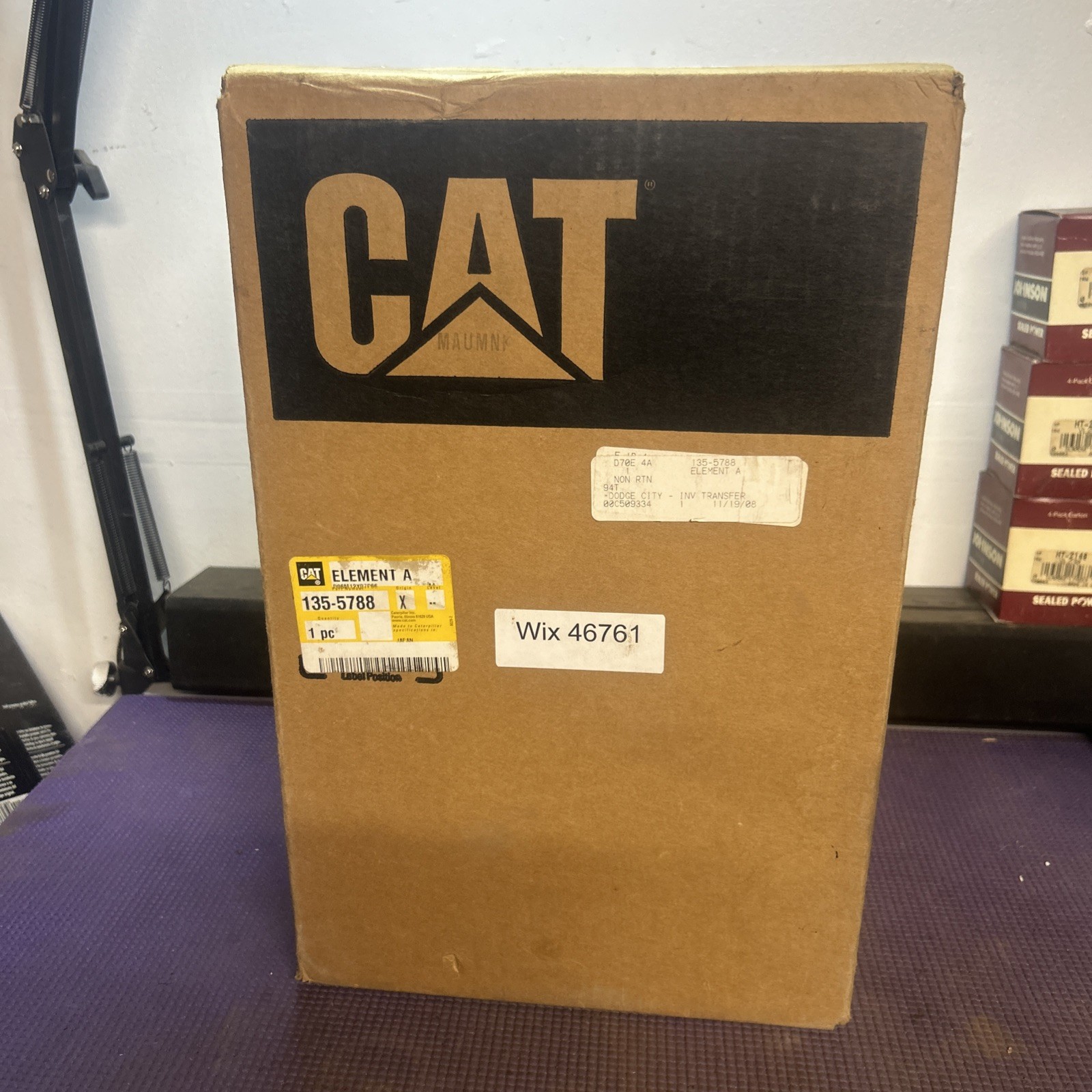 NOS OEM Genuine CAT Element A - Radial Seal Air Filter #135-5788 WIX 46761