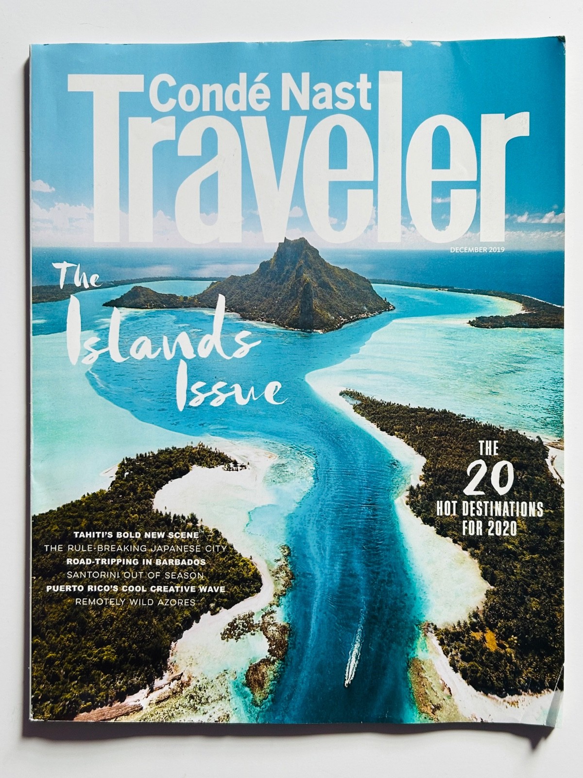 Condé Nast Traveler Magazine December 2019 The Islands Issue Tahiti Barbados