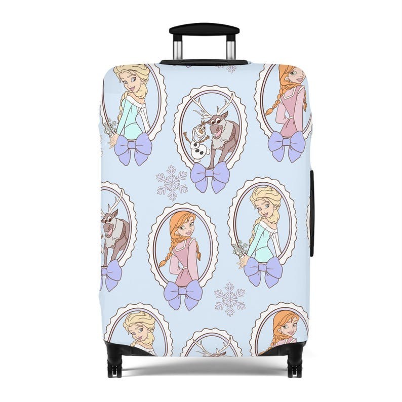 Disney Luggage Cover, Frozen Elsa and Anna Suitcase Protector, Travel Accessorie
