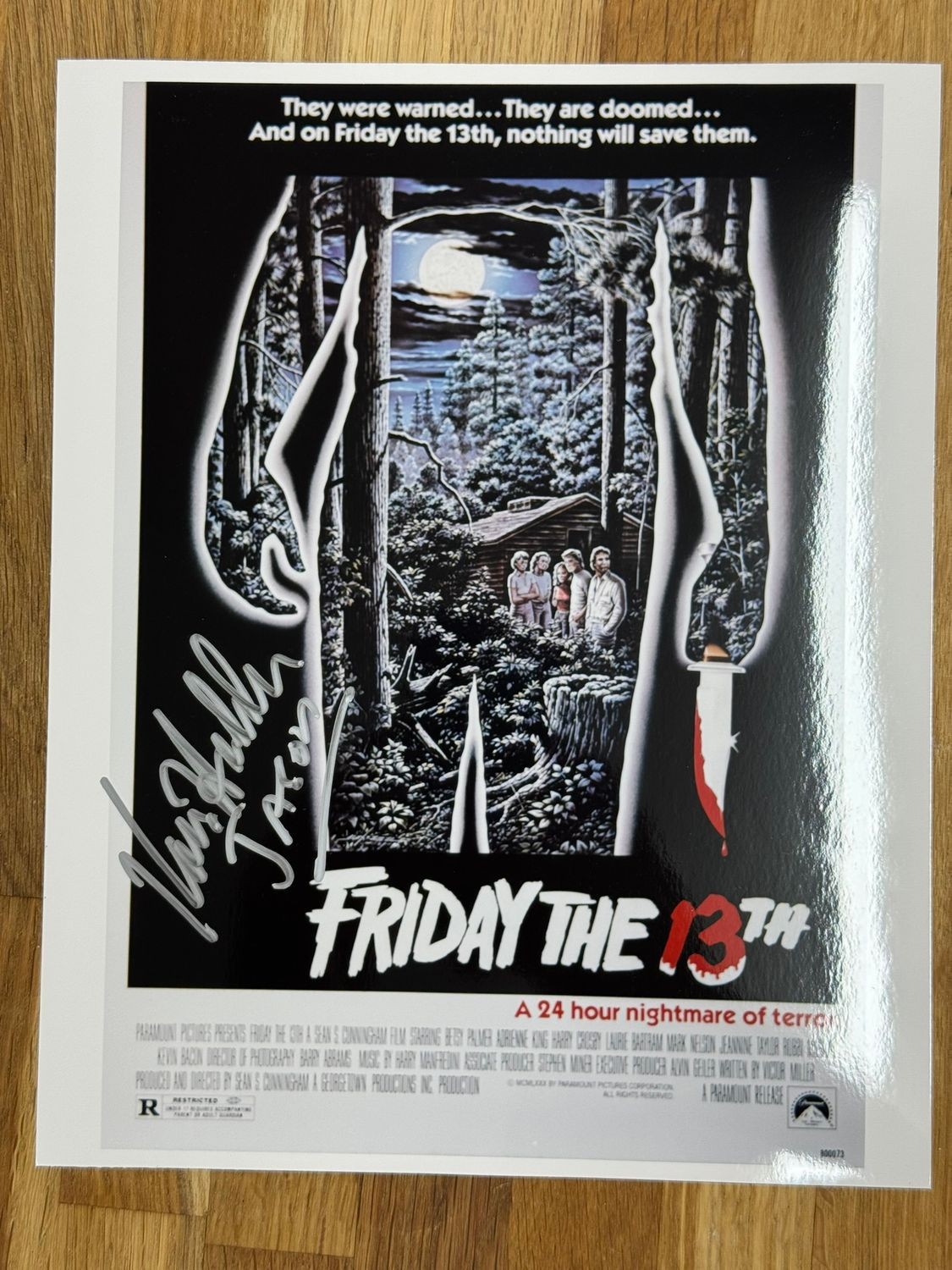 Kane Hodder Signed Friday the 13th photo Horror