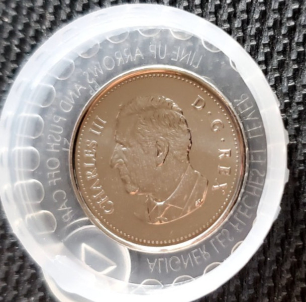 2023 Canadian 5 Cents Nickel King Charles - Gorgeous A+ Specimen.