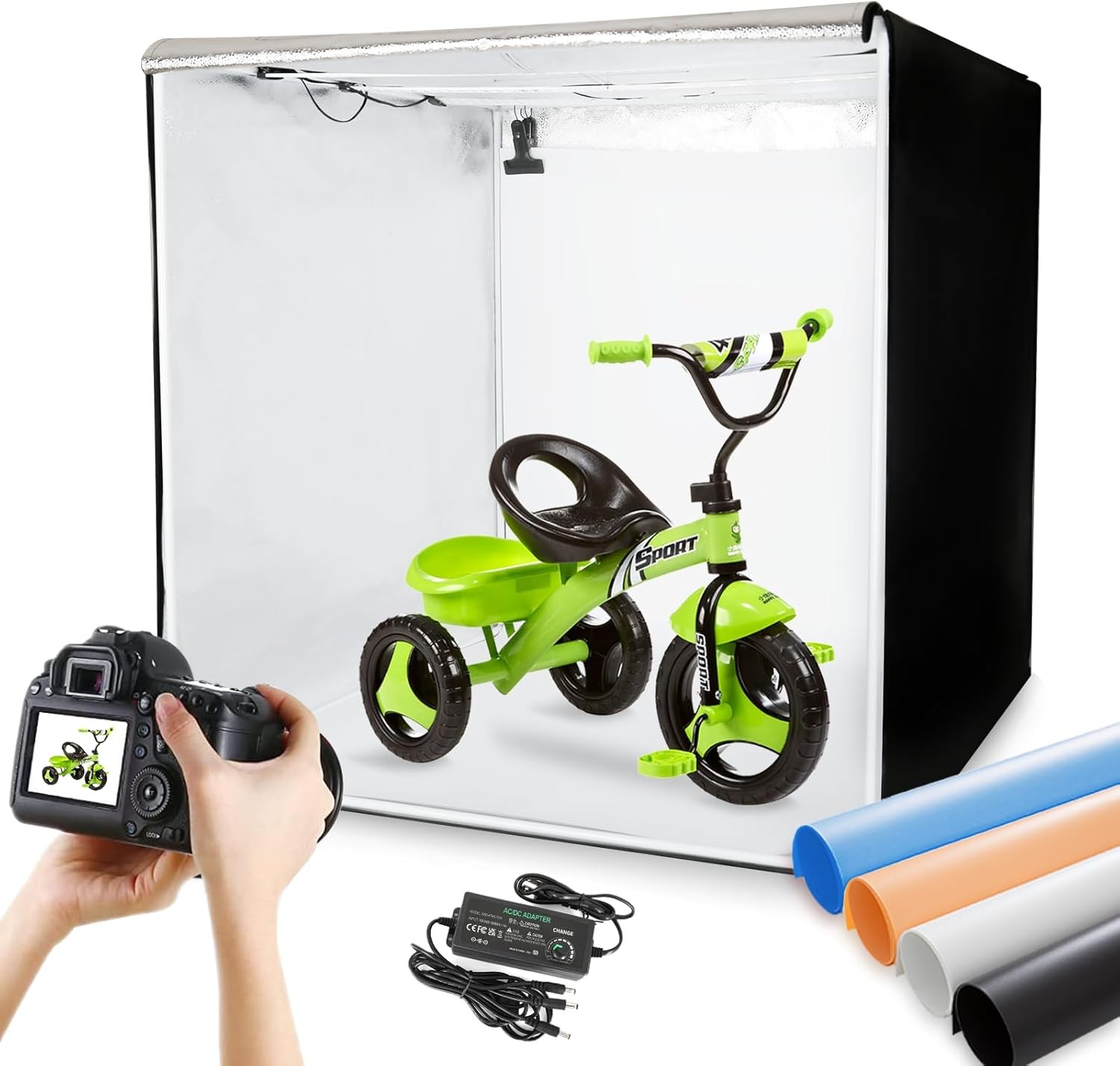 Light Box Photography Large 39"x39" Professional Photo 405 LED Lights Booth