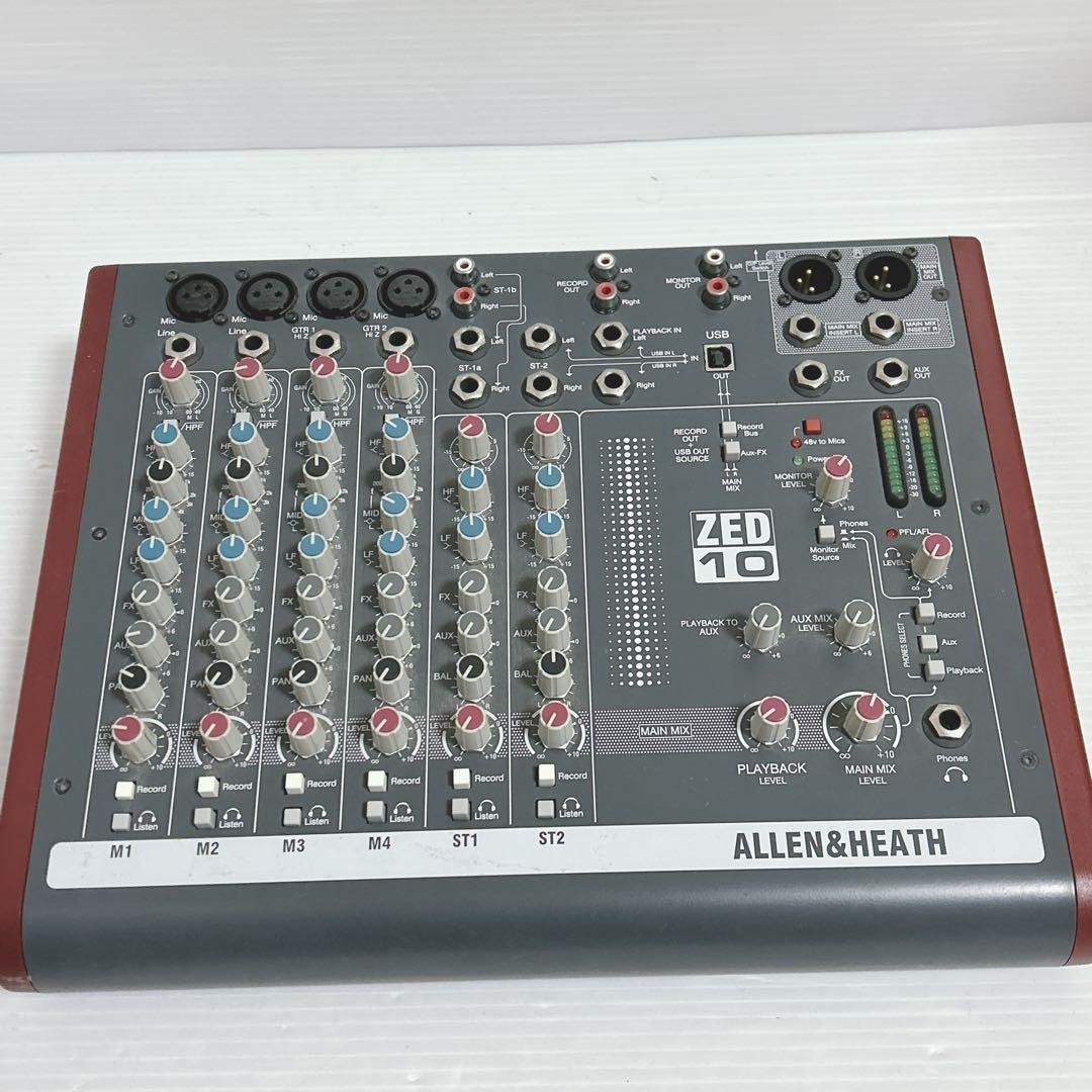 Allen & Heath ZED-10FX 10-Channel USB Multi Purpose Mixer ZED10FX