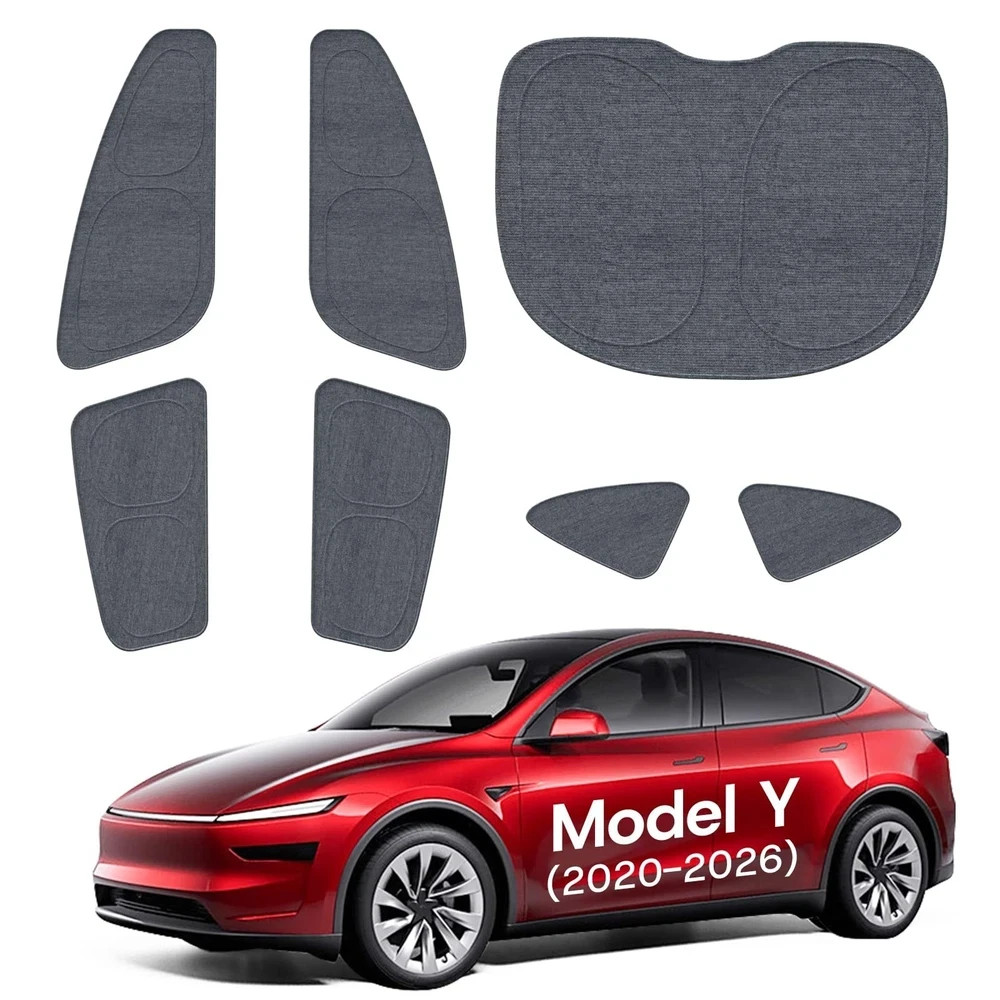 Upgrade Side Window Sunshade for Tesla Model Y (Juniper) 2020-2026 [100% Sun ...