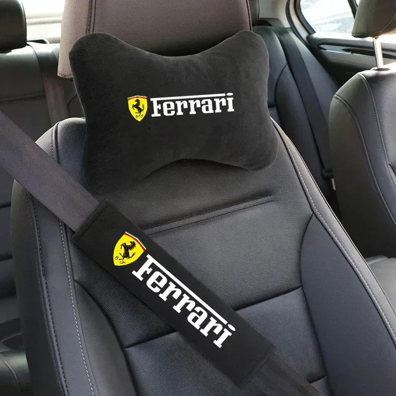 Ferrari Neck Pillow & Seat Belt Shoulder Pad