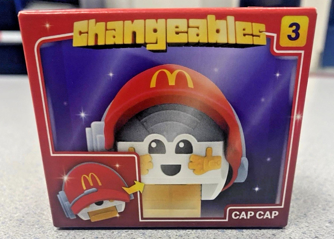 2026  'Changeables'  Toy #3 CAP CAP McDonald’s  Happy Meal Toy Collectibles