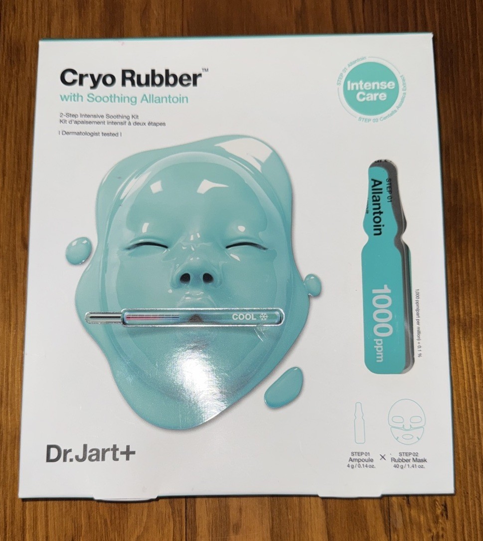 Dr.Jart Cryo Rubber with Soothing Allantoin sheet-type Rubber Mask 1 New