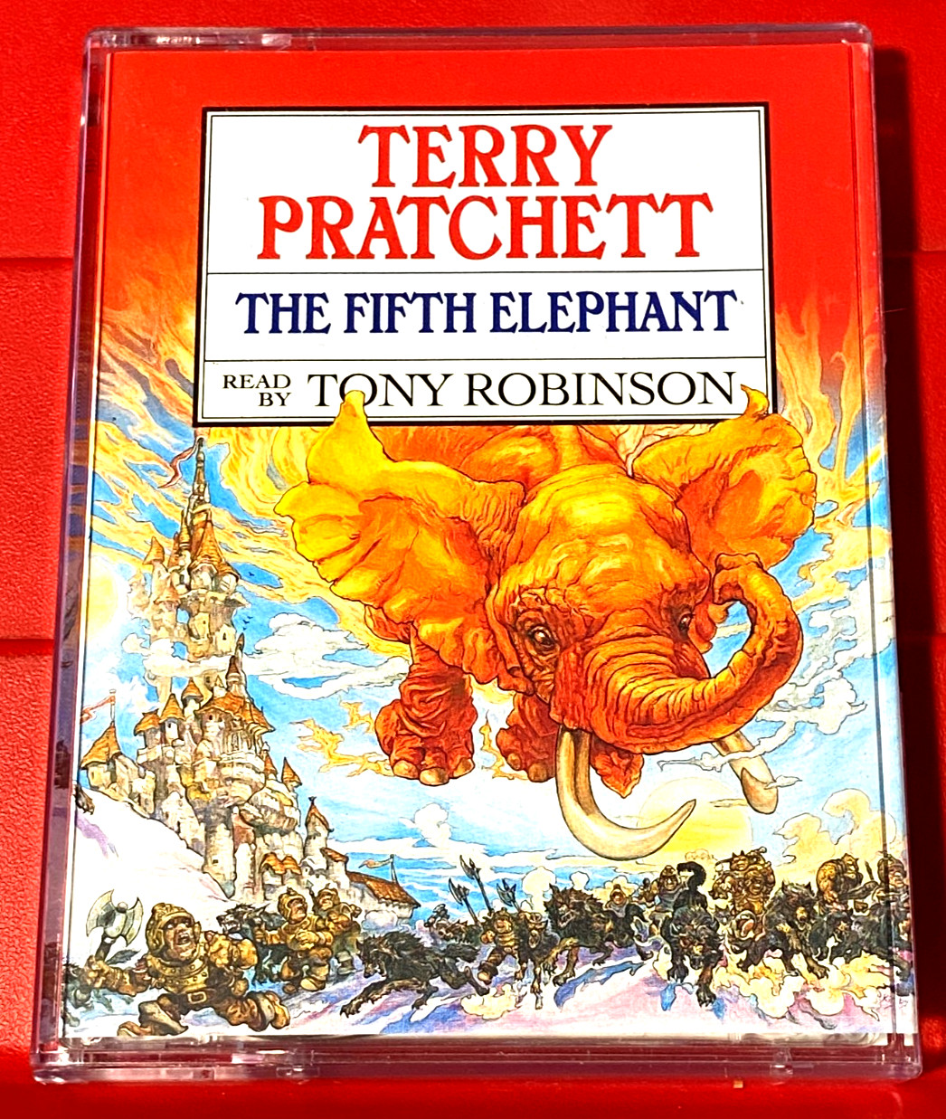 Terry Pratchett The Fifth Elephant Discworld 2-Tape Audio Tony Robinson Fantasy