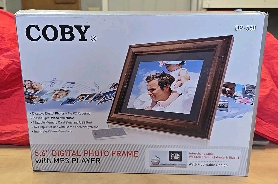 Coby - DP-558 - 5.6" Digital Photo Frame 
