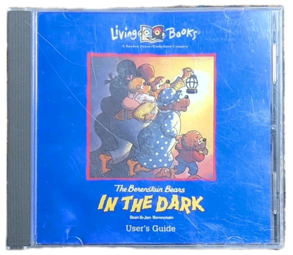 The Berenstain Bears In the Dark CD - Living Books, Complete In Case