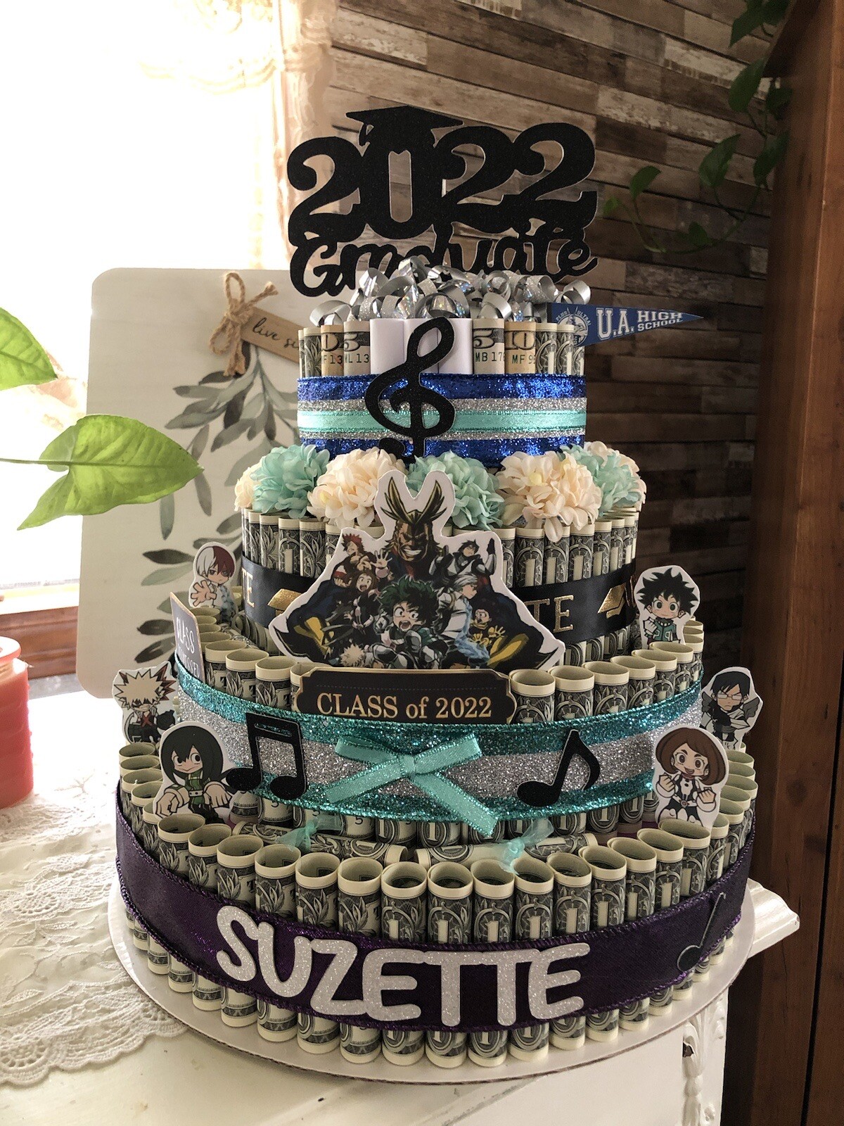 Graduation Money Cake Customized For Any Occasion Or Theme