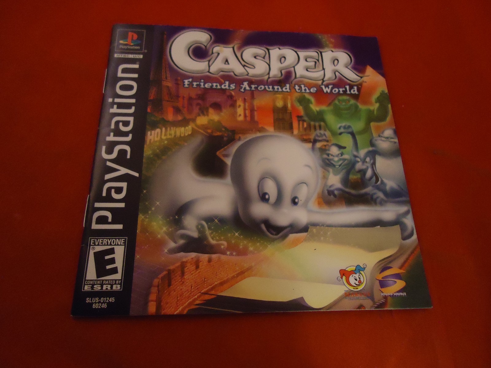 Casper Friends Around The World Playstation 1 PS1 Instruction Manual Booklet