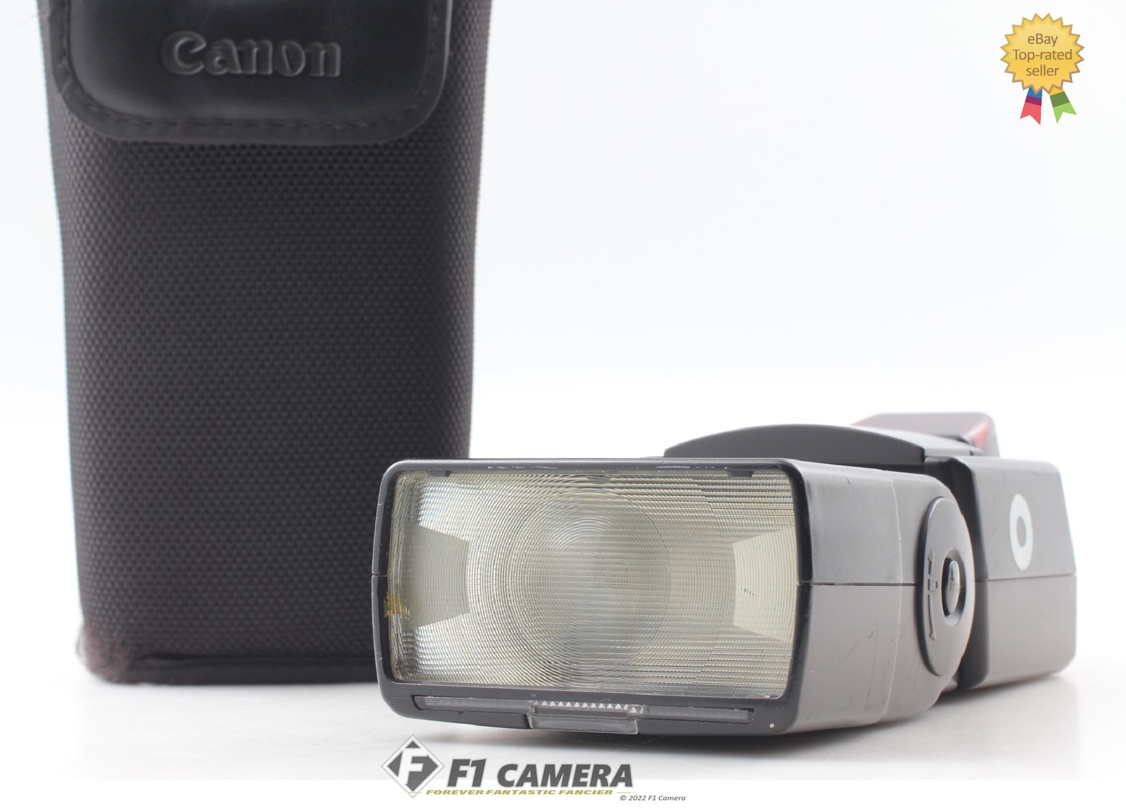 [Exc+5 w/Case] Canon 540EZ Hot Shoe Mount Speedlight Camera Flash From JAPAN