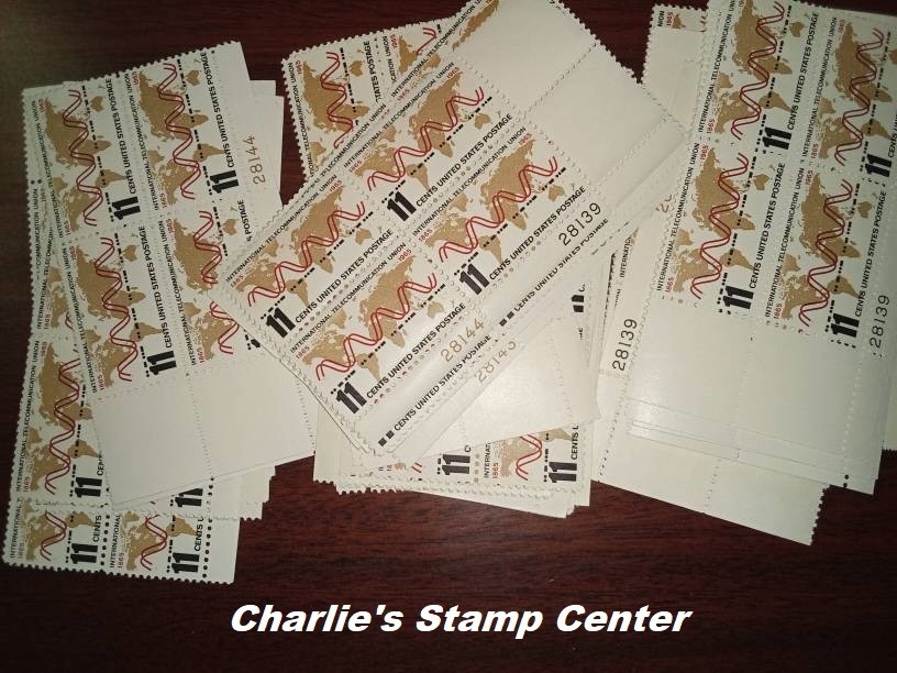 40, Scott's #1274, 11c "Telecommunications Emblem".  From a Collection. MNH, OG.