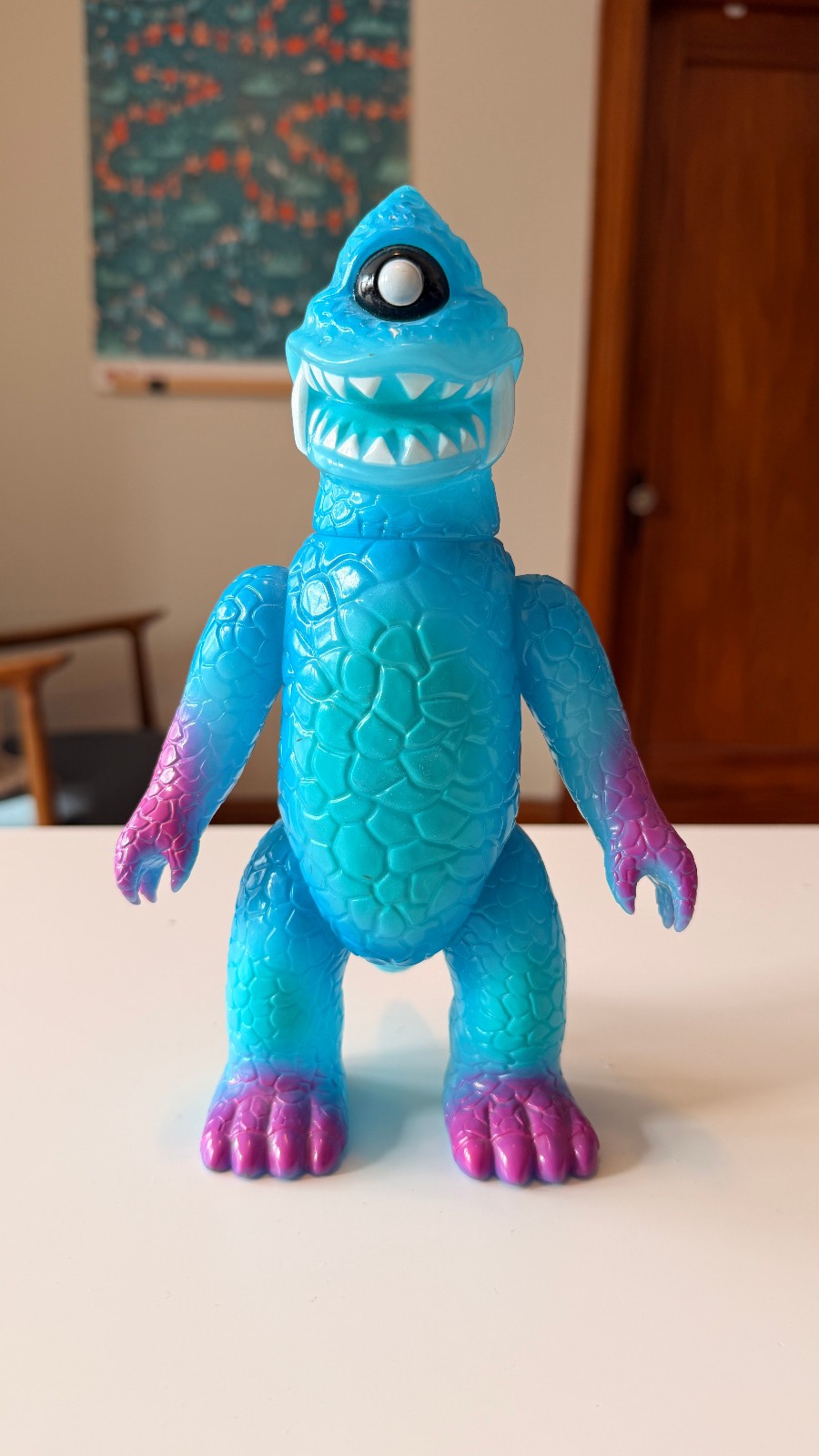 Gargamel Japan Zagoran 9″ Sofubi Vinyl / Blue & Purple / 2010 release date