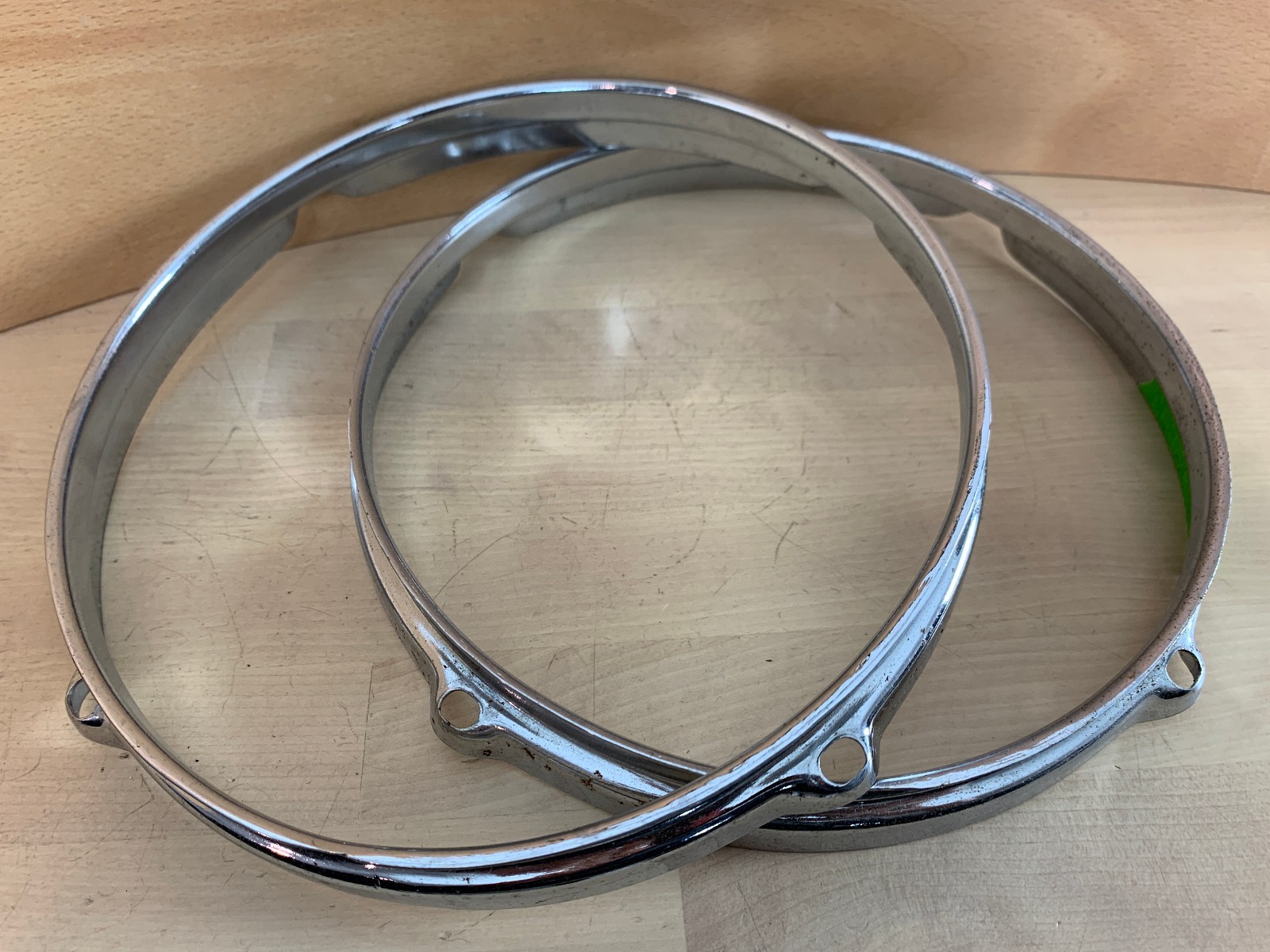 Lot of 2x 8" 4-Lug Rack Tom RIM Hoop Counterhoop Parts Kids Child Import Generic