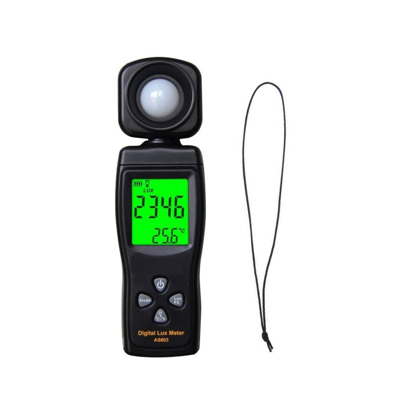 200K Lux Range Illuminance Meter Practical&Portable Lighting Measurement Tool