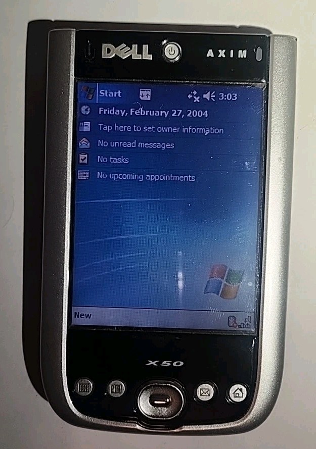 WORKING DELL AXIM X50 - NO STYLUS