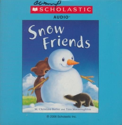 M. Christina Butler: Snow Friends AUDIO BOOK CD read-along kids 2006 Scholastic