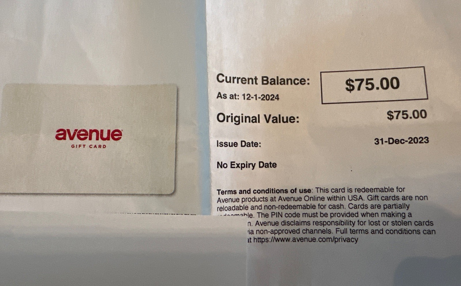 Avenue Plus Size Clothing - $75 Gift Card Free Shipping in The US