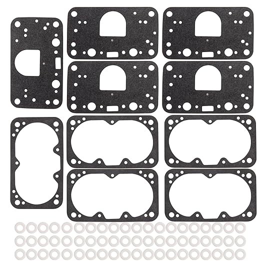 8-2000QFT Carburetor rebuild kit Gasket Assembly Fit for 8-2000 M2300 4150 Black
